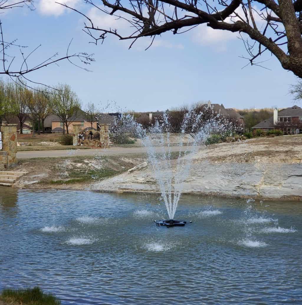Panther Creek Estates fountain